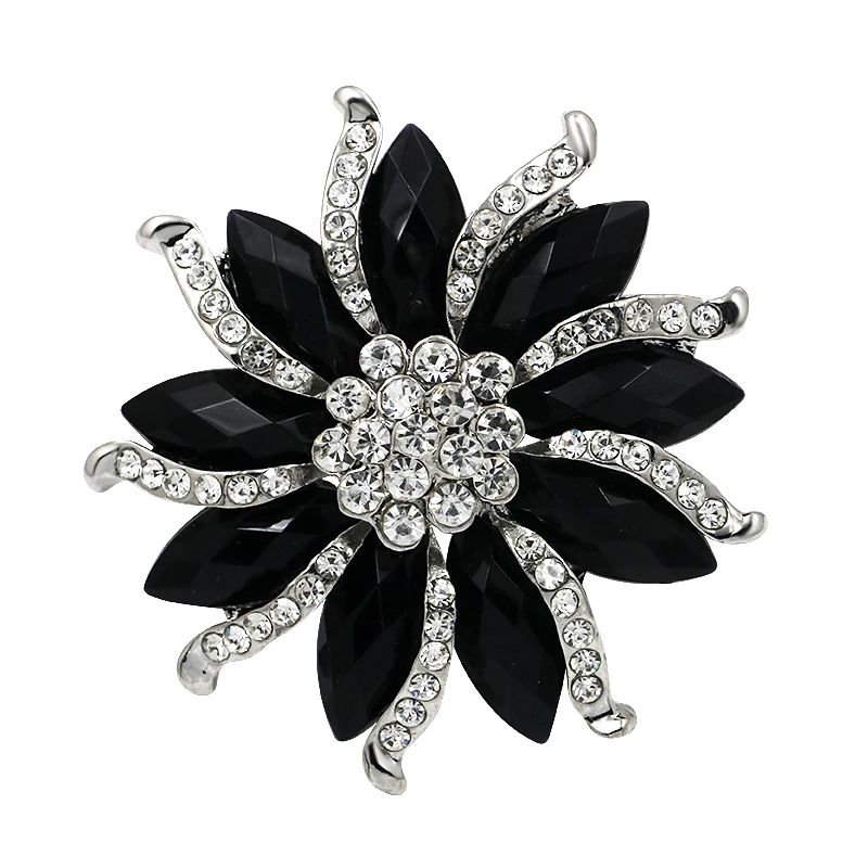 Hot 53 Kinds Rhinestone Crystal Wedding Bridal Alloy Flower Pearl Brooch Pins