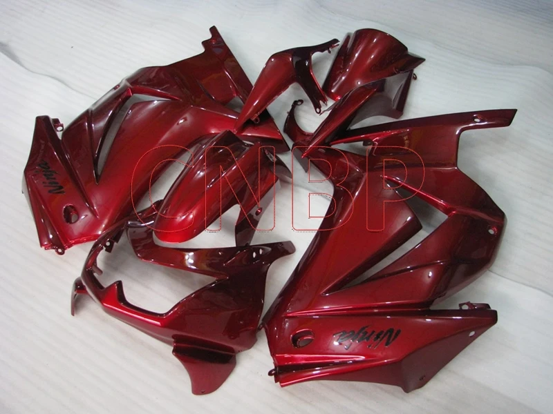 Fairing Kits Ninja 250r 2008 2014 Pearl Red Full Body Kits Ex 250 13