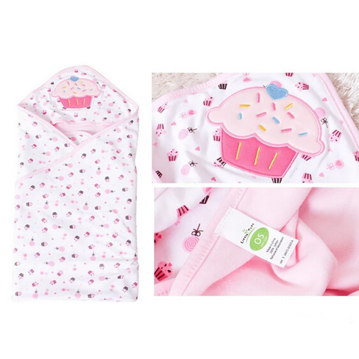 

Free Shipping 100% Cotton Two Layers Blanket Baby Infant Wrap Cartoon Blanket Aden Anais For Baby