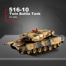 516 10 1/24 RC Гусеничный Танк ИК пульт дистанционного управления
