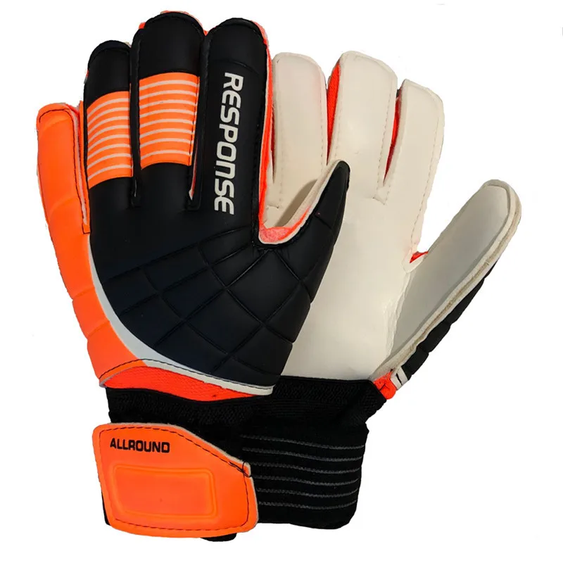 New Top Latex Football Goalkeeper Gloves Quality Male New Soccer Gloves