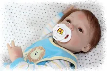 NPK 22 Inch Silicone Reborn Babies Dolls Baby Reborn Realistic Hobbies Handmade Baby Alive Doll For Girls Toys Boneca Reborn