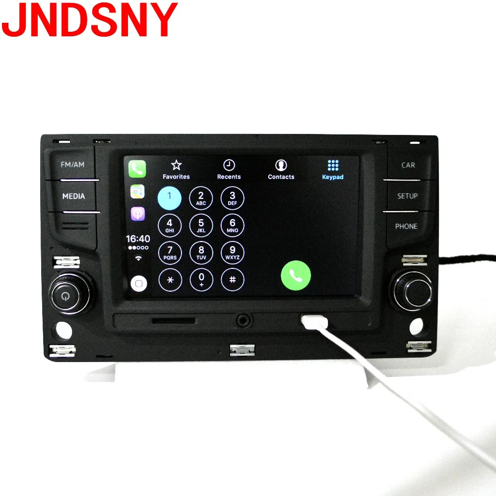 Вещательная система JNDSNY Mib 6 5 MIB поддерживает Carpaly Bluetooth изображение заднего вида