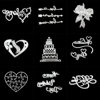 

Christmas Die Flower Dies Valentine's day Metal cutting dies 2018 new Craft dies cut for DIY Paper Card making scrapbooking dies