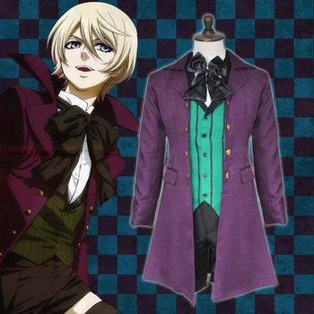 

Black Butler II 2 Alois Trancy Anime Cosplay Costume Cloth and Shoes Full Set