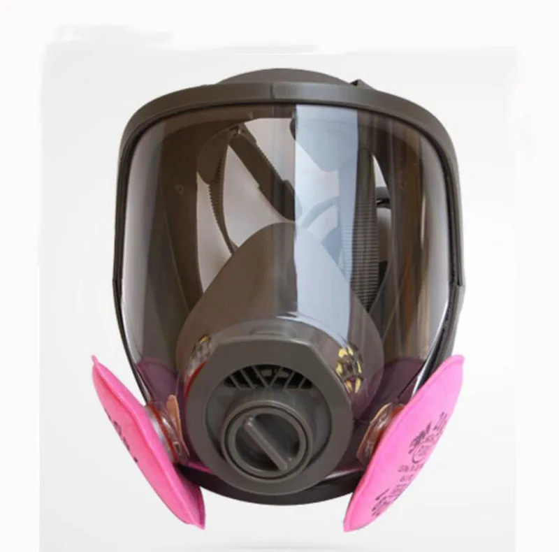 Двойной Применение Satety Респиратор маска 17 в 1 Костюм Живопись Спрей противогаз же для 3 м 6800 Промышленная пыль противогаз с 3m фильтр