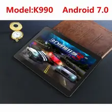 DHL free shipping 10 inch Tablet PC K990 Octa Core 4GB RAM 128GB ROM Dual SIM Cards Android 7.0 GPS Tablet PC 10 10.1 +Gifts