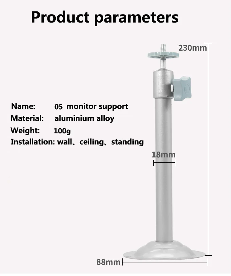 

Surveillance Camera bracket aluminum alloy bracket outdoor universal bracket wall ceiling 05 bracket