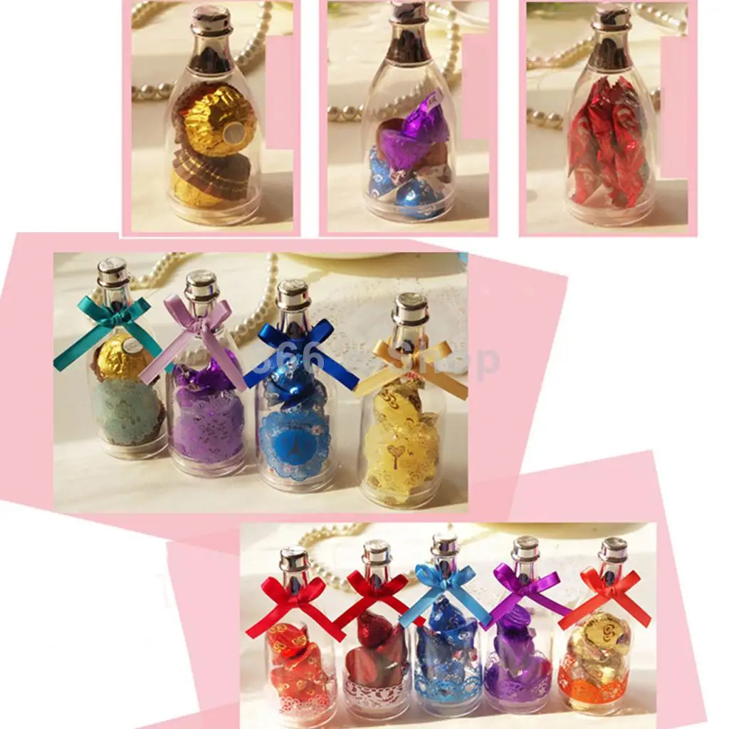 New Arrivals 2015 Plastic Champagne Bottles Candy Bottle Box Shower