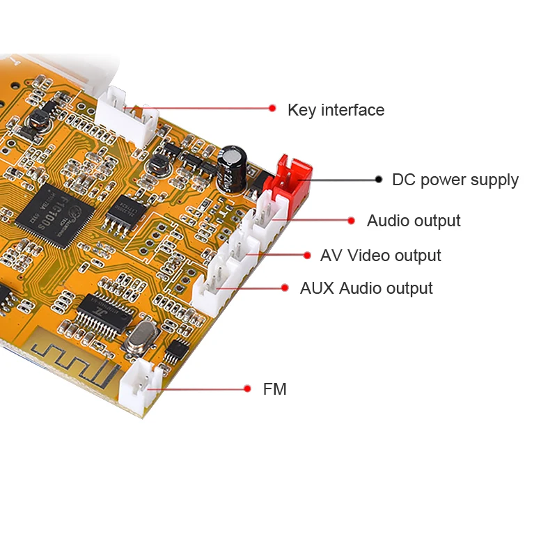 AIYIMA Audio Decoder Video Schermo LCD DTS Lossless Modulo Bluetooth mp4/mp5 HD Video APE/WAV/MP3 s