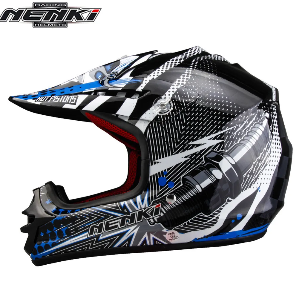 Детский мотоциклетный шлем для мотокросса NENKI детский езды на мотоцикле DH Dirt Bike