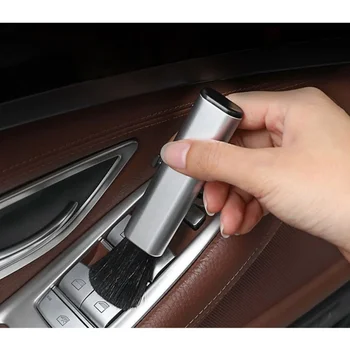 

1PC Scalable Car Auto Kit Air Outlet Cleaning Adjustable Brush Car Instrument Panel Seams Brush Household Dust Cleaner New
