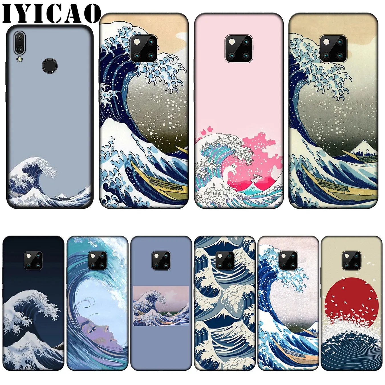 Мягкий силиконовый чехол Wave Art Для Huawei Nova Smart 5 5T 5i 4E 4 3i 3 2i 2 Lite для Mate 30 20 10 Pro |