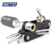 18 IN 1 Multi-function Bicycle Tools CO2 Inflator Hex Key Wrench Chain Removal Multi Tools For Bike Cycling Bicycle Repair Tools 15 in 1 folding bicycle repair tool set hex wrench screwdrivers nut tools hex key bicicleta multi bicycle repairing tools