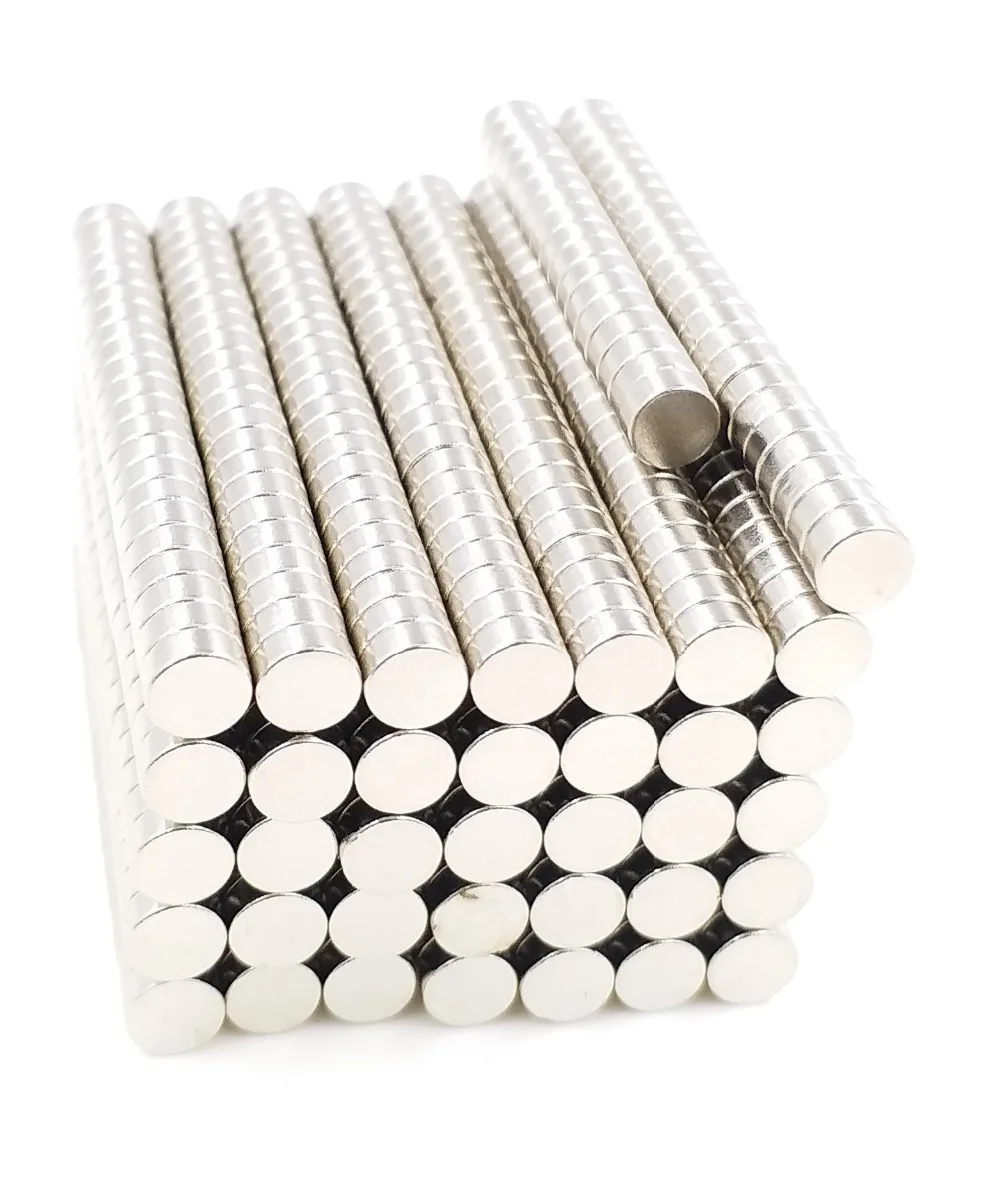 50pcs N35 Super Strong Disc Magnets 4mm x 10mm Rare Earth Neodymium Magnets