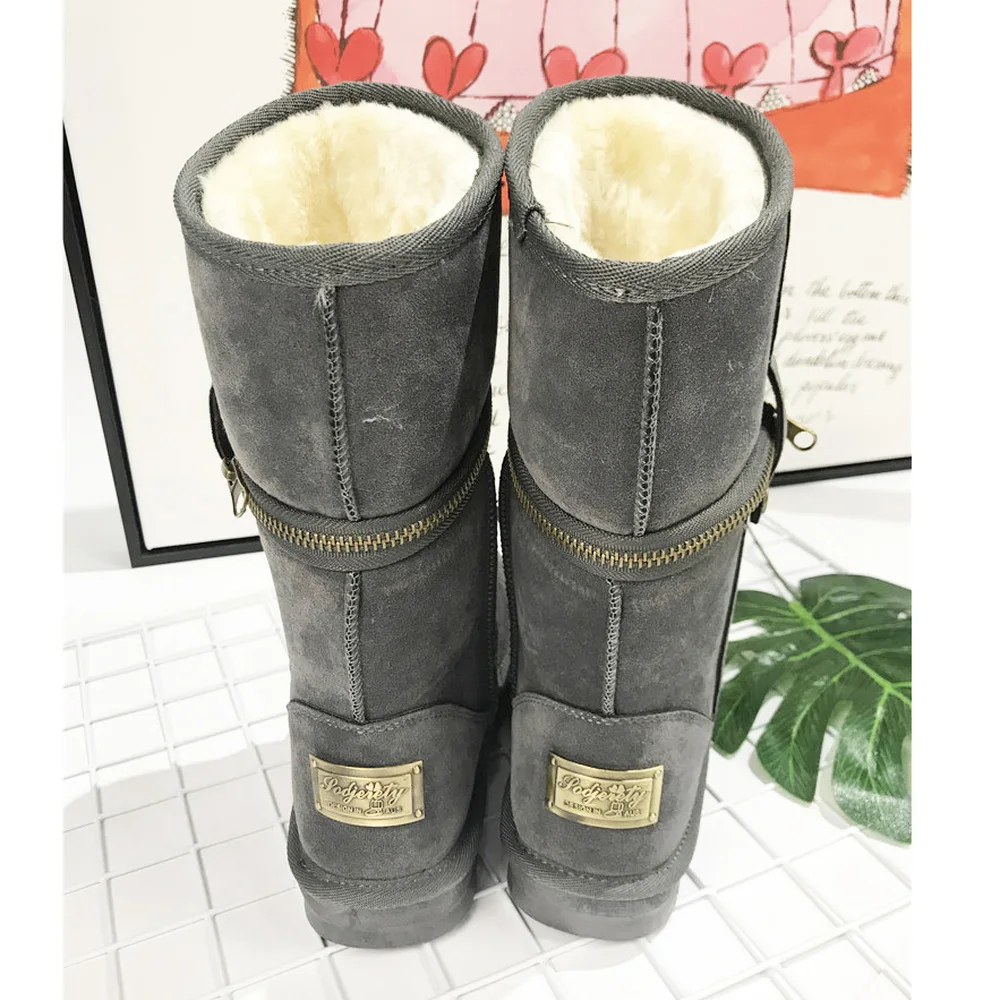 Lzzf 2018 Russia Peluche Pelucia Winter Shoes Woman Ladies Women Ankle Boots Women Snow Boots Plush Buty Botas Mujer Bottines