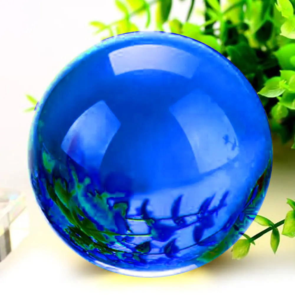 40 мм хрустальный стеклянный шар цветной шар ремесла Настольный украшения для дома Настольный Декор реквизит для фотосъемки домашний декор