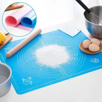 

Non-Stick Silicone Baking Mat Dough Mat Heat Resistant Pad Pastry Board Silicone Pastry Mat with Measurement