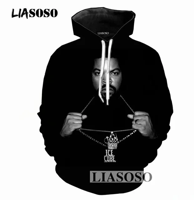 Liasoso Для мужчин/Для женщин брендовая одежда Толстовки 2Pac 3D печати, Толстовки хип-хоп с капюшоном Harajuku пуловер Dropshipping