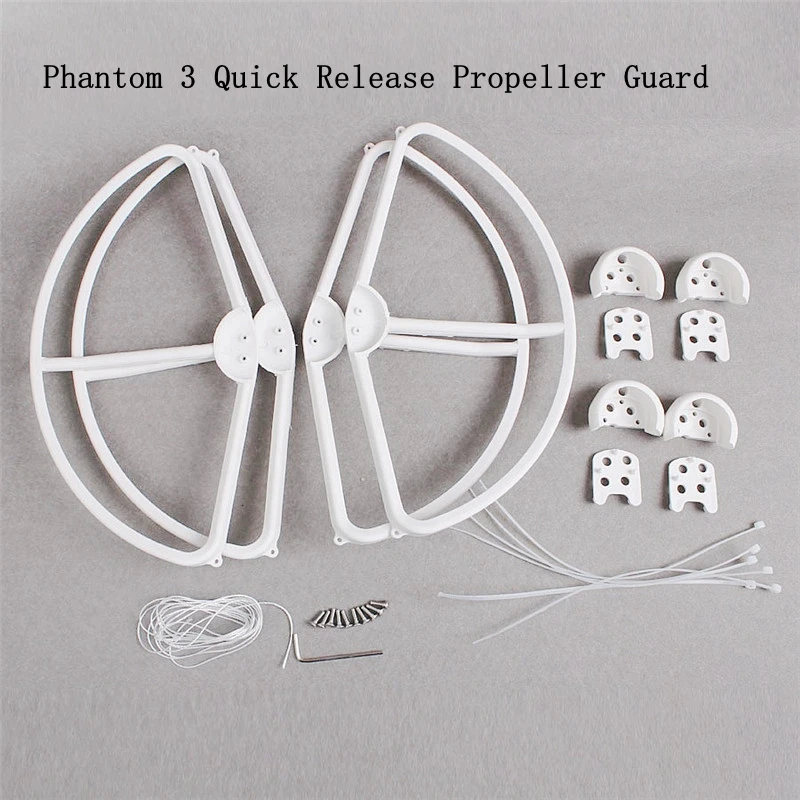 

Phantom 3 Propeller Guard Propeller Protector 4 pcs Removable Quick Release Props Blade Bumper Parts DJI Drone Accessories
