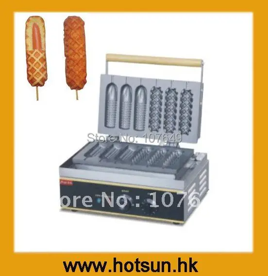 Hot Sale 110V/220V Commercial Use Electric Waffle Hot Dog Maker Machine