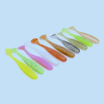 

Soft Lure T Tail Worm Bait Super Blink Color Attraction Rig 6.5cm/7.5cm/8.5cm Catch Mandarin Fish Lot 14-20 Pieces