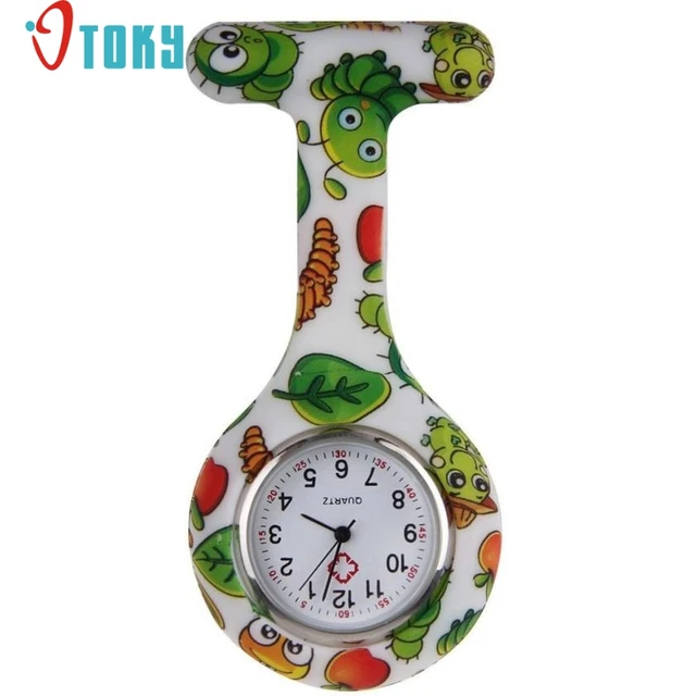 OTOKY Hot Unique Silicone Nurse Clip-on Fob Brooch Pendant Hanging Pocket Watch OTOKY Hot Unique Silicone Nurse Clip-on Fob Brooch Pendant Hanging Pocket Watch