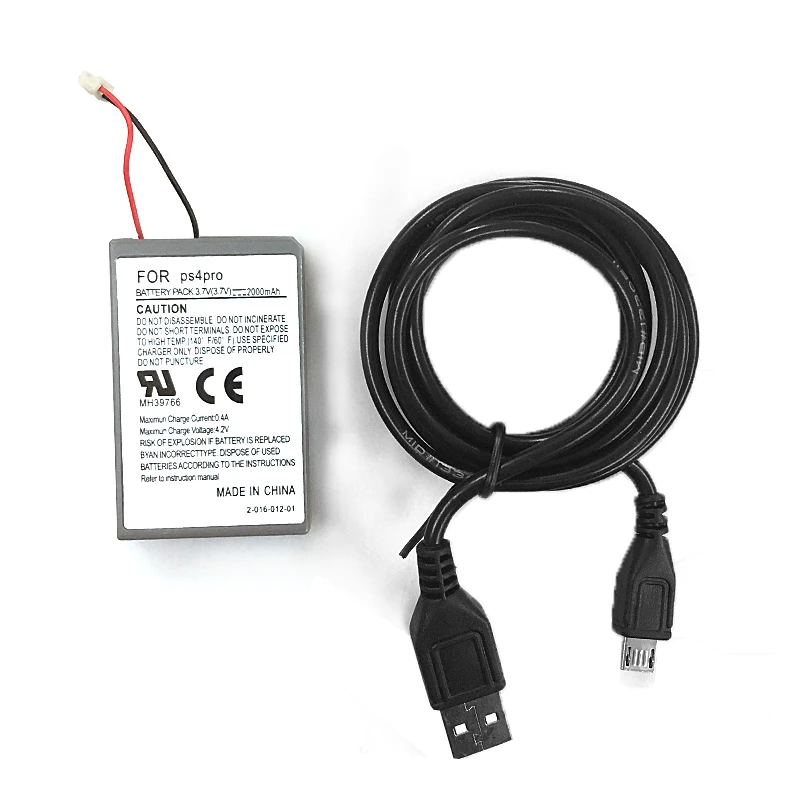 For PS4 Pro Battery 2000mAh Li Ion Lithium Replacement Battery Pack