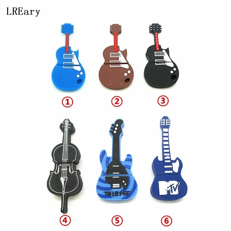 all kinds of cartoon Music Guitar usb flash drive disk