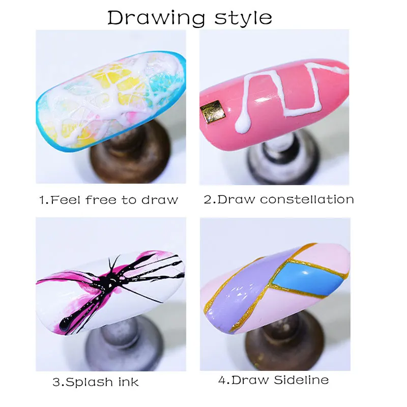 Lghzlink УФ-гель для рисования с пауком, Очаровательная 3D модель с цветами, яркий дизайн для ногтей, художественный лак для ногтей