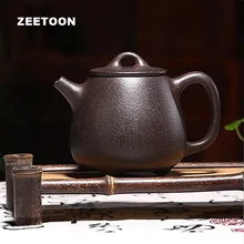 350 мл настоящий исинский чайный горшок, чайник с высоким содержанием Ши ПИАО, Китайская традиционная забота о здоровье, фиолетовая глина, полностью ручной работы, каменный ковш, заварочный чайник Zisha