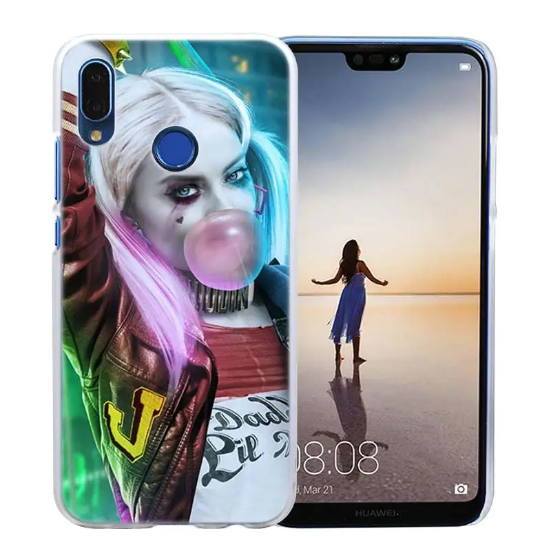 Чехол для huawei P20 P Smart Nova 4 3i P30 P10 P9 P8 lite Pro mini Жесткий ПК прозрачный чехол Харли Квинн Отряд Самоубийц - Цвет: 04