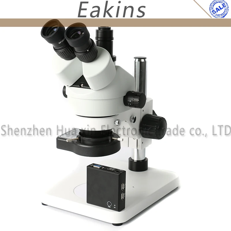 Телефон PCB Пайка Ремонт лаборатория промышленный 7X 45X Simul-focal Тринокулярный Стерео микроскоп SONY IMX307 1080P VGA HDMI камера