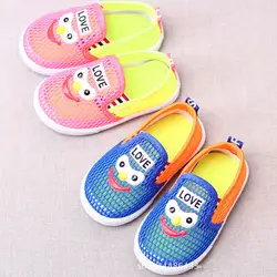 Детская обувь для девочек и мальчиков кроссовки обувь сетка (сетки воздуха светящиеся кроссовки выдалбливают для маленьких мальчиков