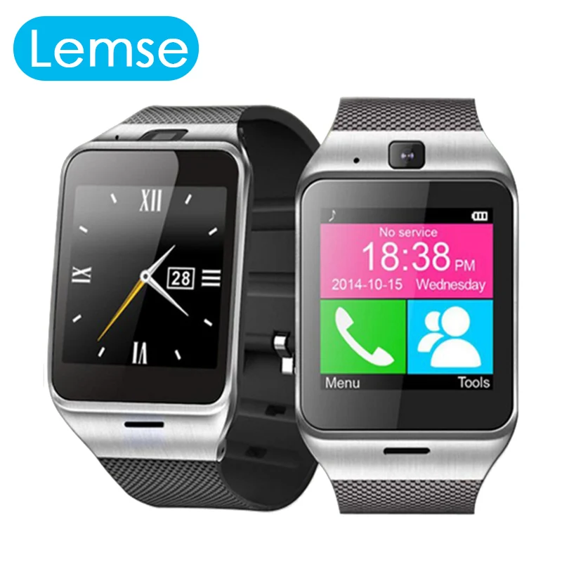 Lemse GV18 font b Smartwatch b font Bluetooth Smart Watch wearable devices For Android IOS Phone