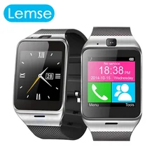 Lemse GV18 font b Smartwatch b font Bluetooth Smart Watch wearable devices For Android IOS Phone