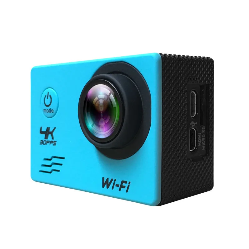

KaRue 4K HD Sports Camera Outdoor 30M Waterproof 2-inch Screen Mini Camera for Bike Helmet Remember Travel Diving