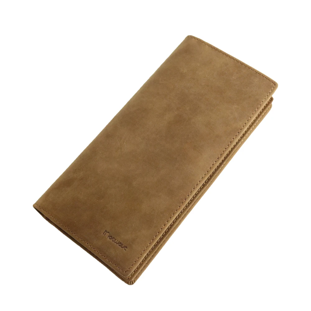 Высококачественные мужские кошельки из натуральной бычьей кожи Crazy Horse 2019