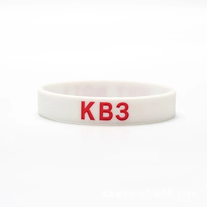 1 шт. KB3 почему бы и нет силиконовых браслетов Для мужчин, для влюбленных, спортивные Уэстбрук № 0 одной и той же Стиль Баскетбол Напульсники оптом - Окраска металла: White