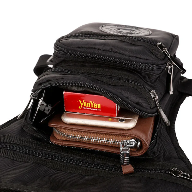 Мужская холщовая/нейлоновая сумка для ног для мужчин, поясная сумка с ремнем для хип-хопа, сумка-мессенджер на плечо для путешествий, треккинга, мотоцикла, штурмовые поясные сумки