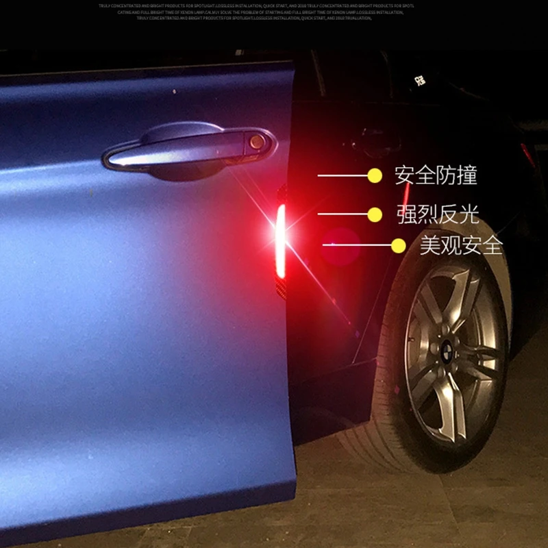 4x Car Door Edge Guard Bumper Anti-Scratch Protector Moulding Strip Accessories