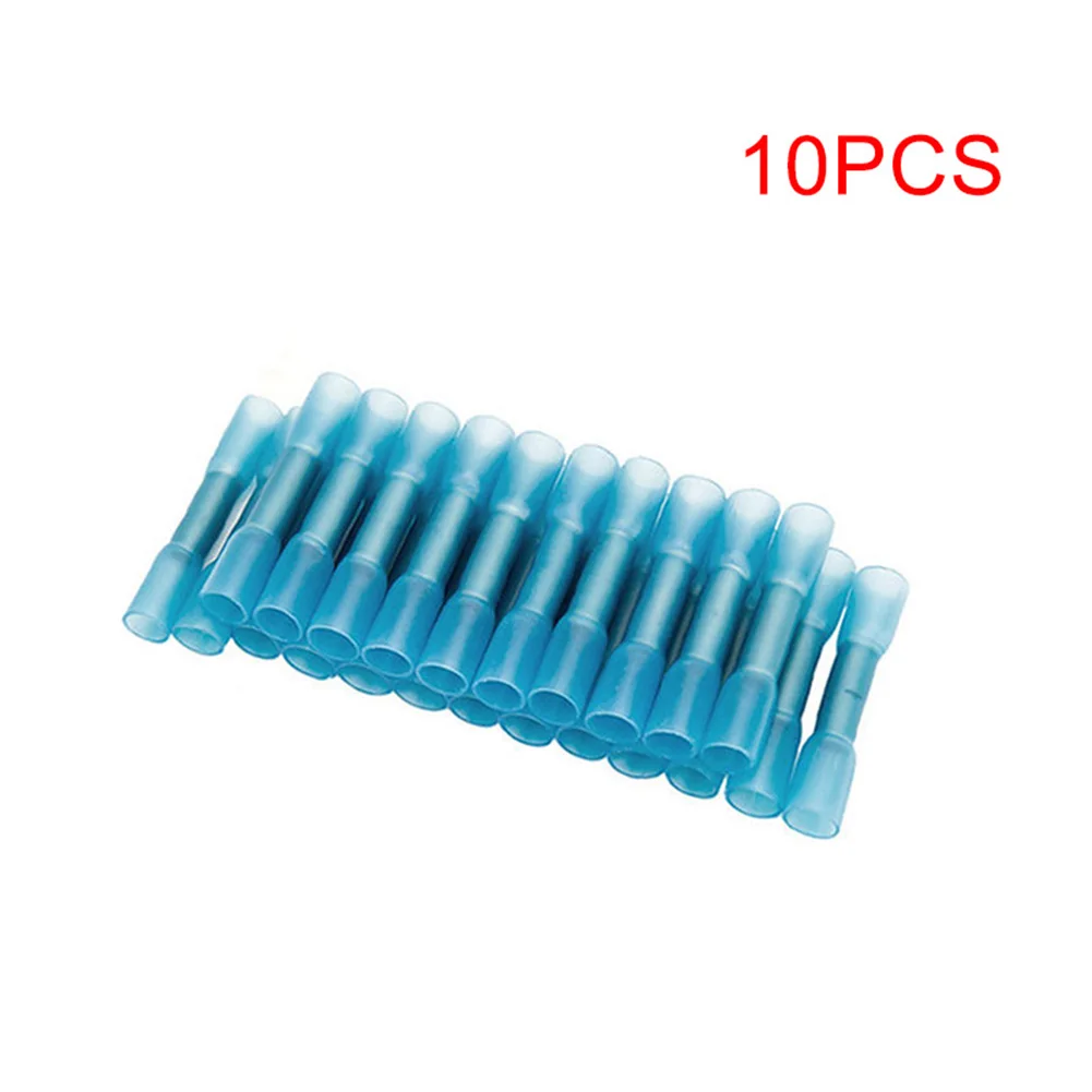 10 PCS 10/50 шт. термоусадочные стыковые соединители изолированные водонепроницаемые клеммы морской медный провод электрические комплекты LB88 - Цвет: 10 PCS