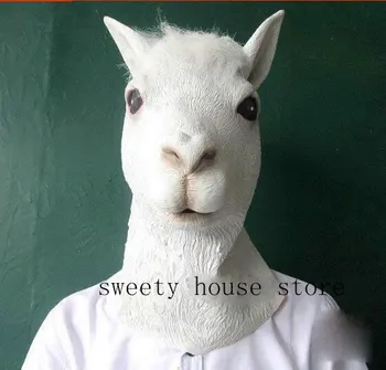 

Newest Hot Goat Sheep Head Mask Halloween Fancy Dress Party Cosplay Halloween Costume Cosplay Masks