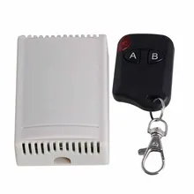 Preto e Branco 12 V 315 MHZ Canais 2 2 Teclas do Transmissor Interruptor de Controle Remoto