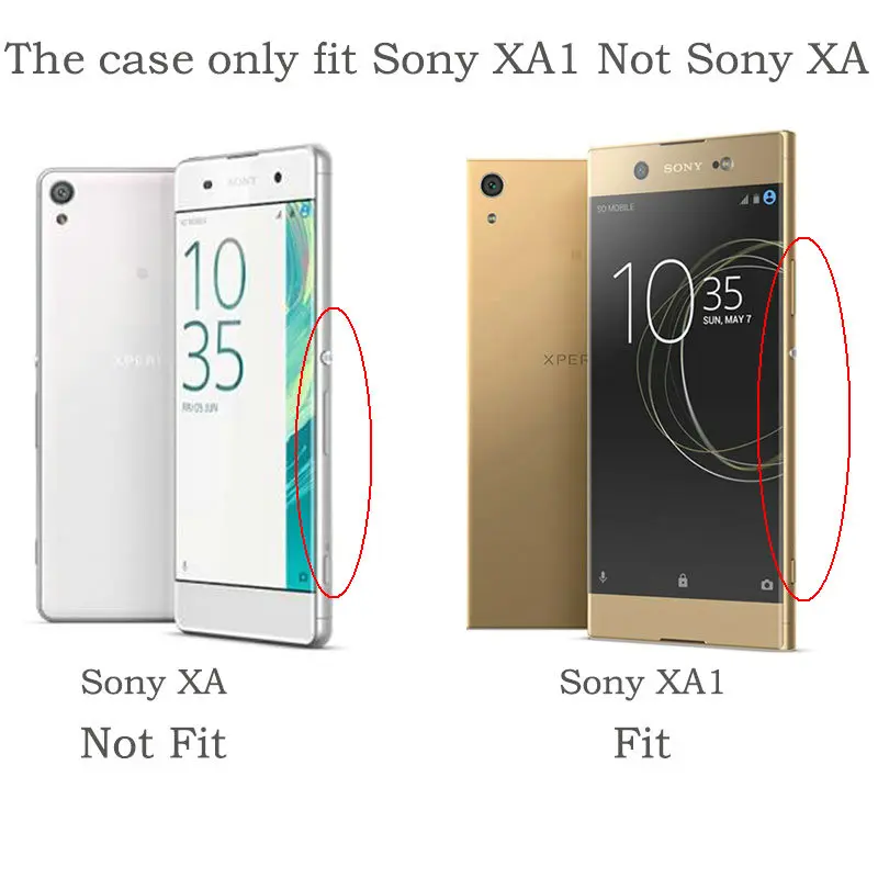 10 шт./лот для sony Xperia XA1 карбоновый чехол тонкий прочный Броня противоударный мягкий резиновый силиконовый чехол для sony XA1