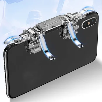 

Game Handle Multifunctional 6 Fingers Double Linked Shooting Button Artifact SR Cooling Charging Jedi Survival Shooting Gamepad