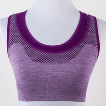 Sports bra fake two pieces running shockproof wireless Yoga sweat vest female underwear