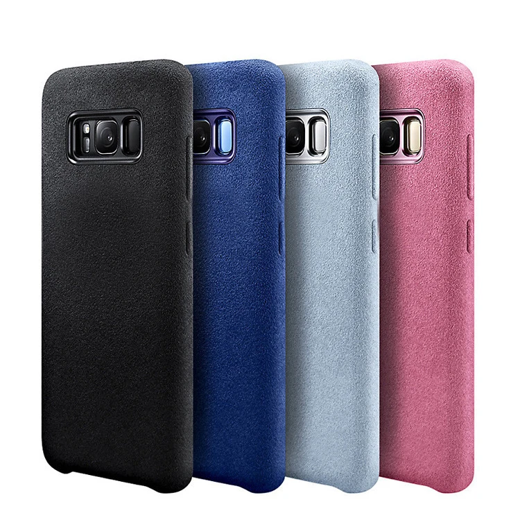 2018 Turn Fur material Design Leather Suede Case For