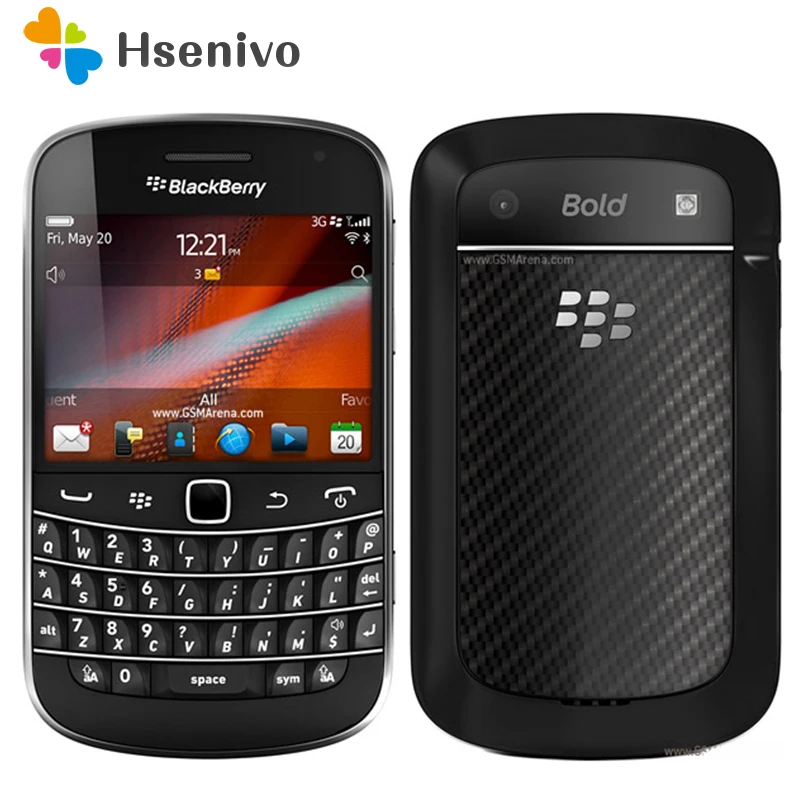 Разблокированный мобильный телефон blackberry 9900 3g QWERTY+ сенсорный экран 2,8 'WiFi gps 5.0MP 8 Гб rom мобильный телефон blackberry 9900