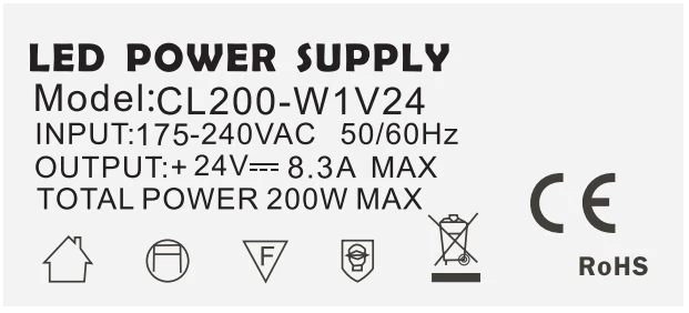 Sanpu LED адаптер драйвер 200 ватт 8 ампер постоянного тока 24В DC источник постоянного тока с режимом переключения Питание AC-DC освещения трансформатор для внутреннего постоянного тока 24В светодиодный s бары